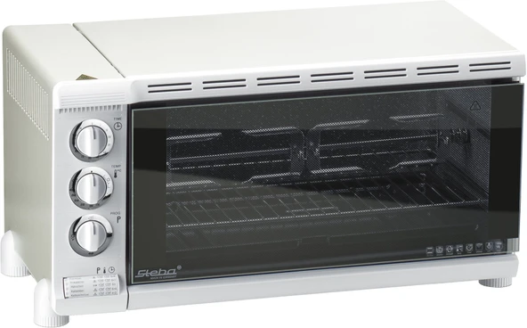 Steba G 80/31 C.4 pişirme ve ızgara makinesi, Almanya'da üretilmiştir, 29 litre hacim, Barbekü fonksiyonu, çevirme, katalitik kendi kendini temizleme ürün görseli 1