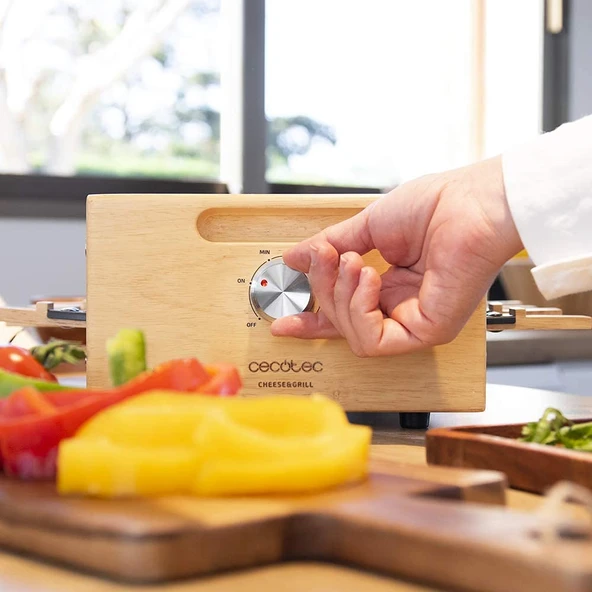 Cecotec ahşap raclette - Resim 4
