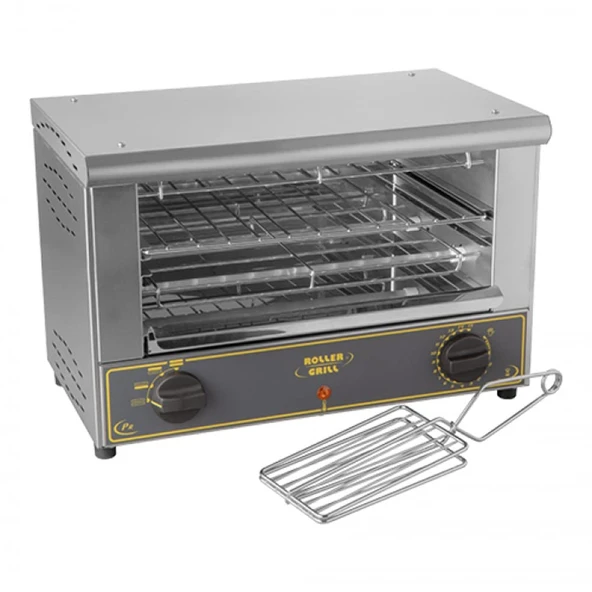 304010 Silindir Izgara paslanmaz çelik Salamander, 230V, 2700W, 36,5cm x 30cm x 45cm ürün görseli 1