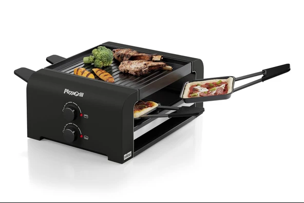 Stöckli Raclette PizzaGrill 4 Siyah - Resim 2