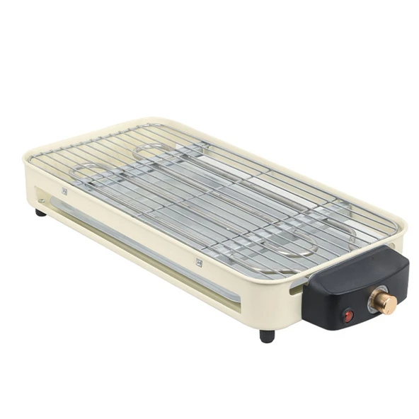 hxoity 1500W Kapalı Küçük Barbekü Izgara Dumansız Barbekü Izgara Veranda, Bahçe, Piknik, Kamp, Arka Bahçe Masa Mutfağı için Yapışmaz Tava ile Eşit Isı Dağıtımı ürün görseli 1