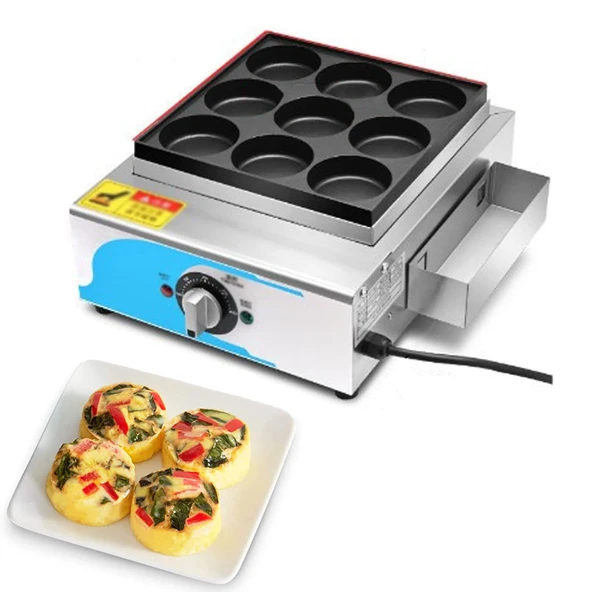 MZBDYYF Kahvaltılık Yumurta Lokma Makinesi - Sous Vide Tarzı Aile Boyu, Yapışmaz Pişirme Odası, Omlet, Tavuk, Somon ve Sandviçler için Çoklu Izgara ürün görseli 1