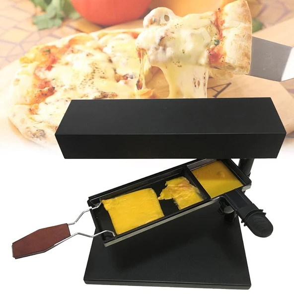 DYK&NX Elektrikli Peynir Eritici, Ticari Çok Fonksiyonlu Raclette Peynir Izgarası, Eşit Isıtma, İsviçre Tarzı Peynir Sosu Yapmak için Kullanımı Kolay ürün görseli 1