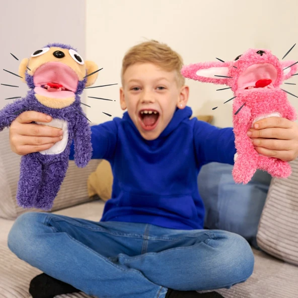 Sesli Peluş Serseri Tavşan - Resim 4