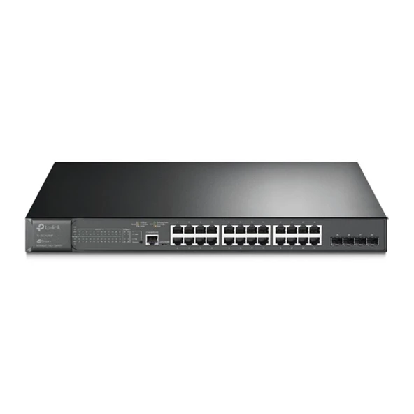 Omada Tp-Link TL-SG3428MP 24 Port 10-100-1000 Poe+ Switch 4 Port SFP L2 Çelik Kasa Rack Mount ürün görseli 1