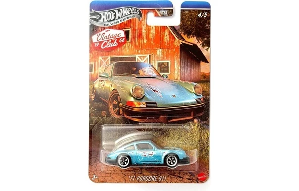 Vintage Silver Series 71 Porshe 911 Araba Dayanıklı Yapı İle Çocuklar İçin Eğlenceli Oyun ürün görseli 1
