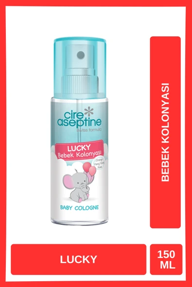 Cire Aseptine Bebek Kolonyası Lucky 150 ml ürün görseli 1