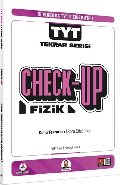 TYT Fizik Check-Up Fizik Konu Tekrarları Soru Çözümleri VİP Fizik ürün görseli 1