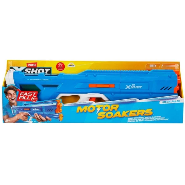 X-Shot Fast-Fill Motor Soakers Mega Pulse Su Tabancası 68 cm S00069047 ürün görseli 1