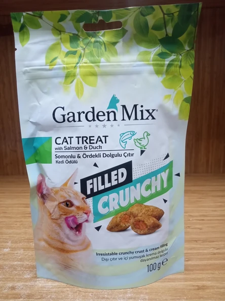 Gardenmix Somonlu Ve Ördekli İçi Dolgulu Kedi Ödülü 100 Gr ürün görseli 1