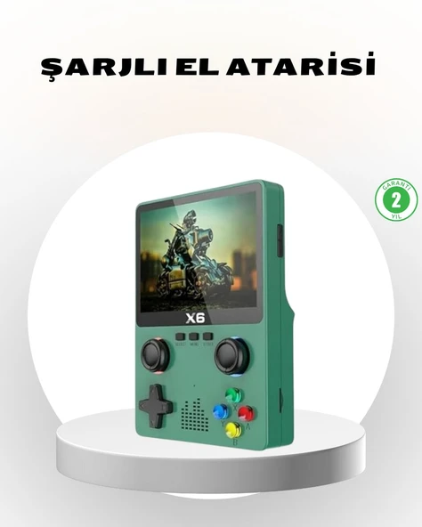 Taşınabilir Oyun Konsolu 3.5 İnç IPS Ekran Yaylı Çift LR Tuşlu ürün görseli 1