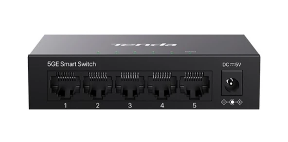 Tenda TEG2205D 5 Port 10-100-1000 Switch Cloud Yönetilebilir Çelik Kasa Switch ürün görseli 1