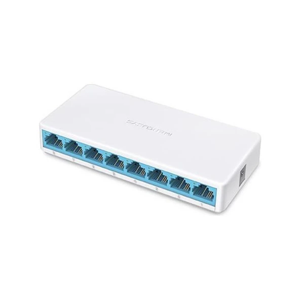 Tp-Link Mercusys MS108 8 Port 10-100 Mbps Switch Plastik Kasa ürün görseli 1