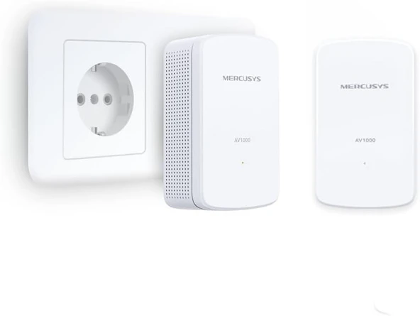 Mercusys MP500 KIT Powerline Adaptör - Resim 3
