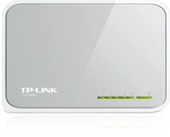 Tp-Link TL-SF1005D 5 port 10-100 Mbps Switch Plastik Kasa ürün görseli 1