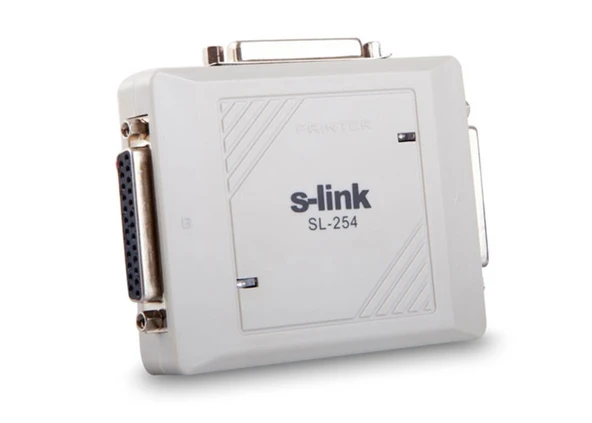 S-link SL-254 2 Port Otomatik Switch (Giriş 2 Adet Dişi DB25 Paralel Port)(Çıkış DB25 Paralel) ürün görseli 1