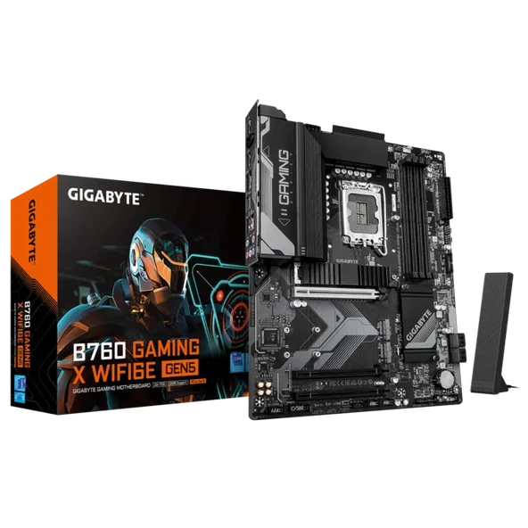 GIGABYTE B760 GAMING X WIFI6E GEN5 B760 SOKET 1700 ürün görseli 1