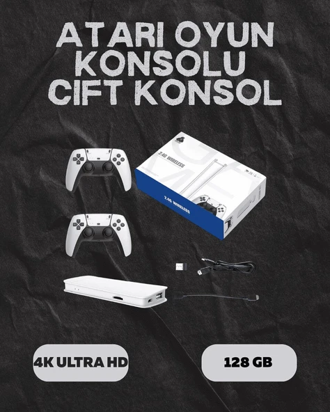 M15 Retro Konsol - 20.000 Oyunlu Çift Gamepadli 4K HDMI ürün görseli 1