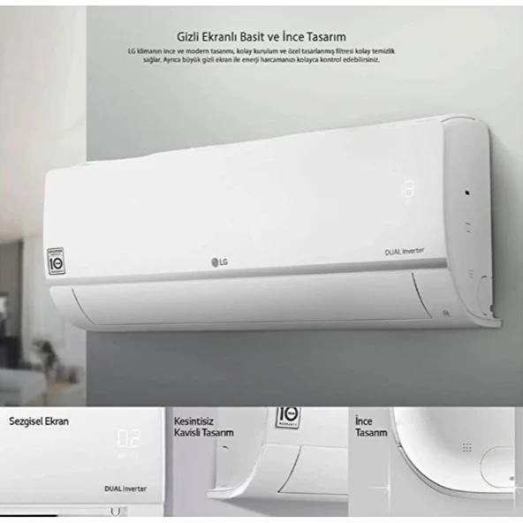 LG  PC12SQ S3NM12JA2FA 12000 BTU KLIMA(1923) ürün görseli 1