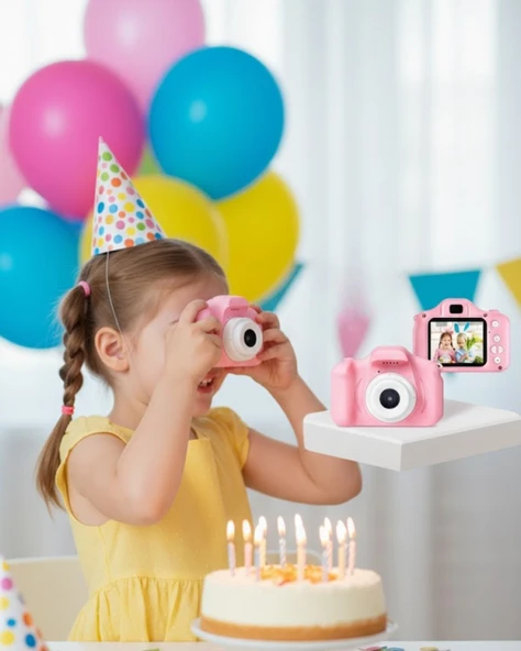 Mini Dijital Kamera HD Video Kayıt ve Fotoğraf Çekim Özellikli USB Şarjlı Taşınabilir Cihaz ürün görseli 1