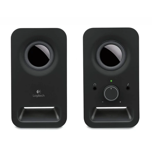 LOGITECH 980-000814 Z150 6W 1+1 Kulaklık Jaklı Kompakt Stereo Speaker (Siyah)(1923) ürün görseli 1