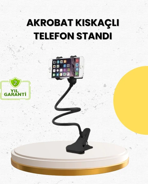 Masa ve Araç İçi Kullanıma Uygun Akrobat Telefon Tutucu ürün görseli 1