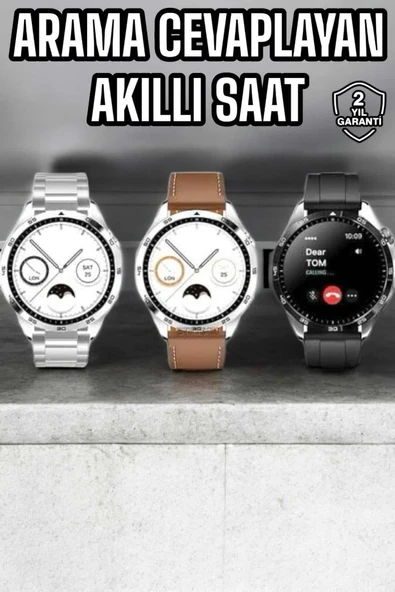 Akıllı Saat Titreşimli Amoled Ekran Uyku ve Sağlık Takibi Sesli Görüşme ürün görseli 1