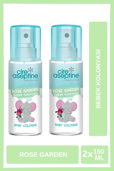 Cire Aseptine Bebek Kolonyası Rose Garden 150 Ml x 2 Adet ürün görseli 1