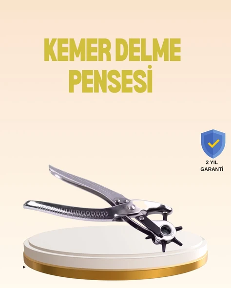 Profesyonel Deri Delme Pensesi Döner Başlıklı Kemer Delici 6 Fonksiyonlu ürün görseli 1