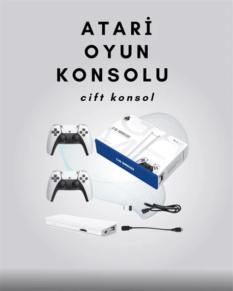 4K Destekli Bluetooth Retro Oyun Konsolu - M15 Modeli - Resim 2