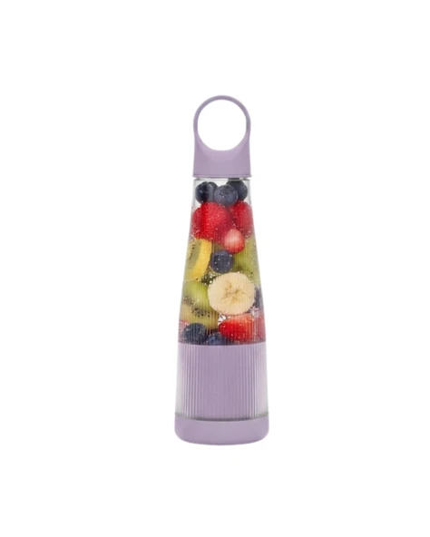 USB Şarjlı Taşınabilir Smoothie Blender 400 ml - Resim 4