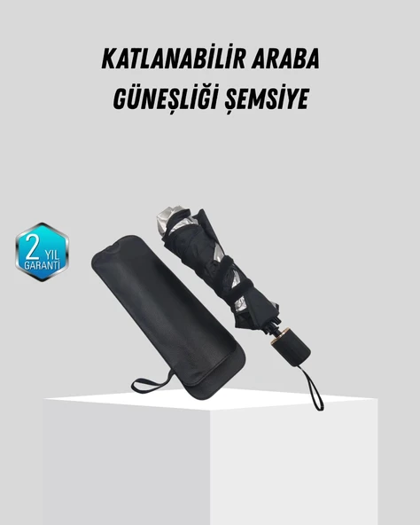 Ön Cam Güneşliği - Kalın Kumaş ve Cam Elyaf İskelet ile Maksimum UV Koruma ürün görseli 1