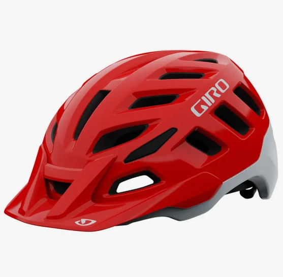 GIRO - Radix Kask - Parlak Kırmızı-Gri M 21 EU ürün görseli 1