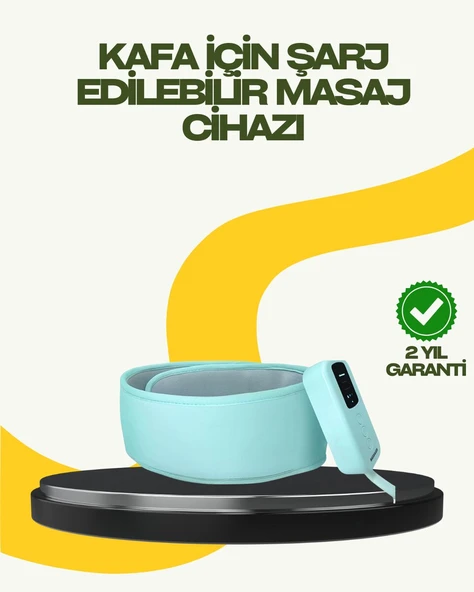 Isıtmalı Baş Masaj Aleti Rahatlatıcı ve Stres Giderici Tasarım ürün görseli 1