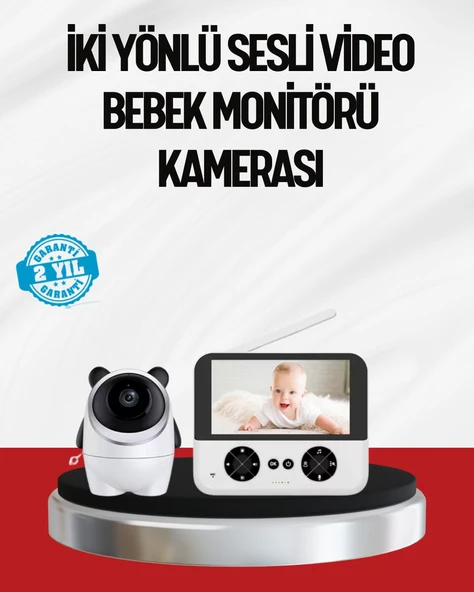 Görüntülü Bebek Monitörü 4.3 İnç Ekran ve Sesli İletişim ürün görseli 1