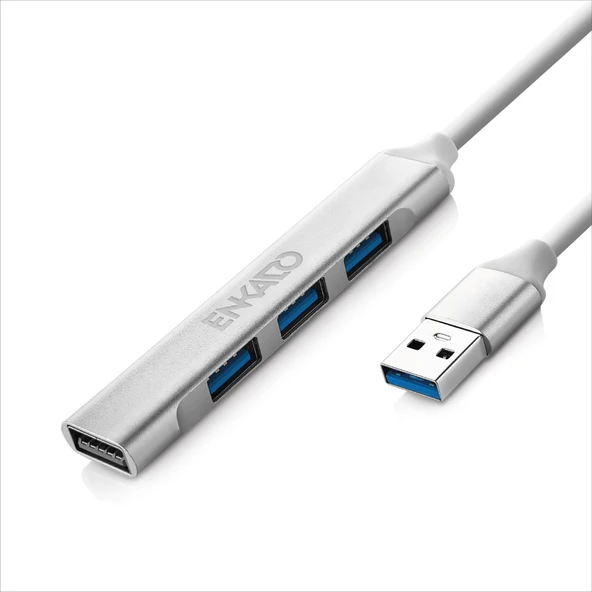 ENKADO EKD-UH60 USB3.0 to 3xUSB 2.0 1xUSB 3.0 Metal USB HUB(1923) ürün görseli 1