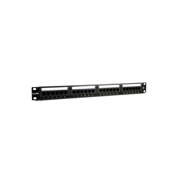 S-LINK SL-F624 Cat6 Patch Panel 24-Port UTP 1U(1923) ürün görseli 1