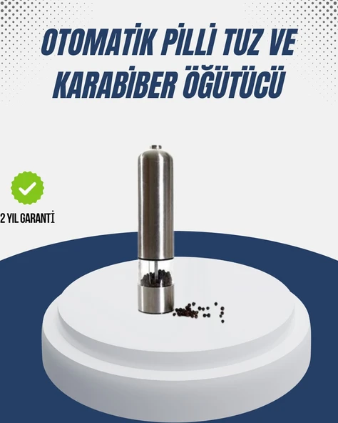 Otomatik Baharat Değirmeni Paslanmaz Gövde Ergonomik Tasarım ürün görseli 1