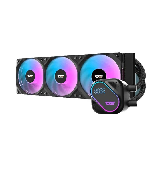 AIGO DCS360 Siyah ARGB 360mm Siyah Sıvı Soğutma 1851/AM5 ürün görseli 1