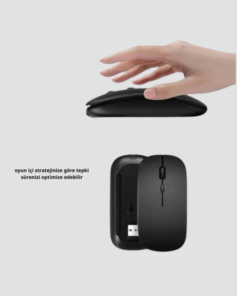 Kablosuz Gaming Mouse -  Ayarlanabilir Ergonomik - Resim 3