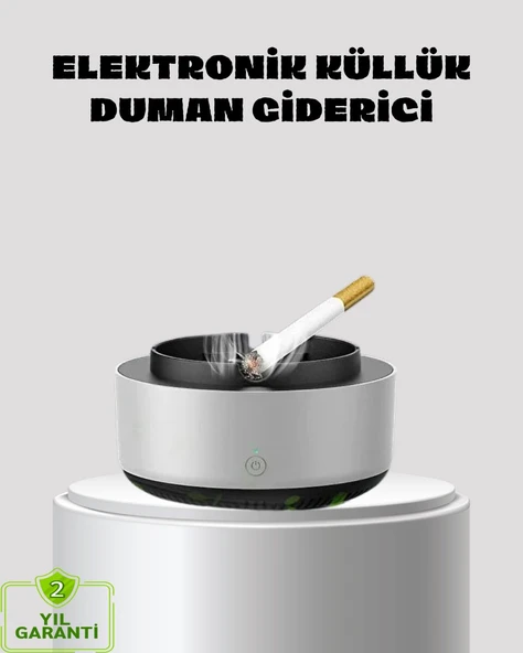 Küllük ve Hava Temizleyici 2 si 1 Arada - Sigara Kokusu Giderici Araba ve Ofis İçin ürün görseli 1