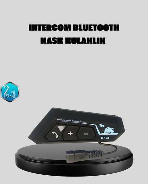 Motosiklet Kask Kulaklığı Bluetooth 5.0 Gürültü Önleme ve Hızlı Bağlantı ürün görseli 1