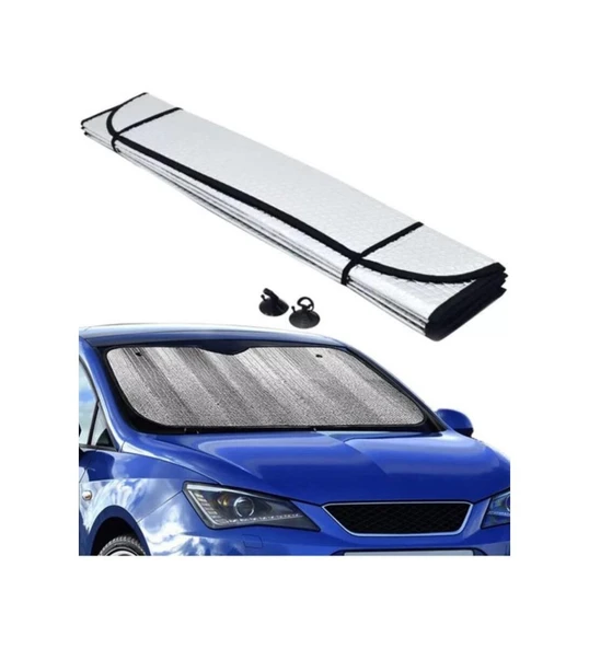 Isı ve UV Koruyucu Oto Ön Cam Güneşlik Dacia Duster Peugeot 3008 Skoda Superb Nissan Qashqai ürün görseli 1