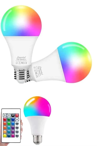 Ayarlanabilir Parlaklık RGB Led Ampul Beyaz Lamba Ve Renkli Ampul ürün görseli 1