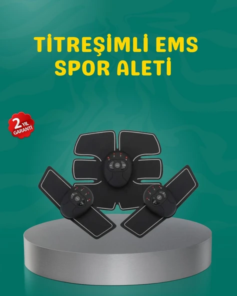 EMS Titreşimli Spor Cihazı Kas Geliştirme ve Yağ Yakma 2025 Seri Orijinal ürün görseli 1
