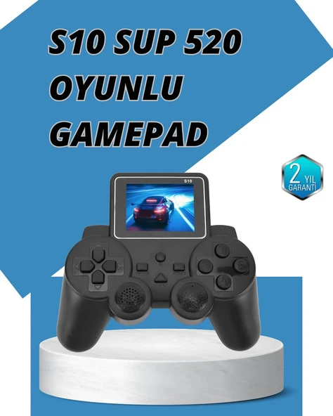 S10 Gamepad HDMI TV Bağlantılı 520 Klasik Retro Oyun 2025 Seri Orijinal ürün görseli 1