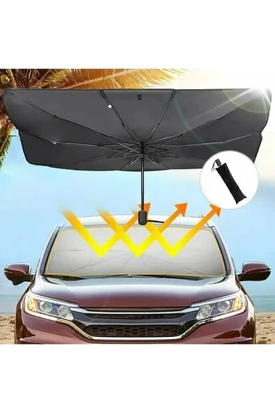 Citroen C3 Aircross Peugeot 3008 Skoda Kamiq Seat Ateca Hyundai Kona Uyumlu Oto Şemsiye ürün görseli 1