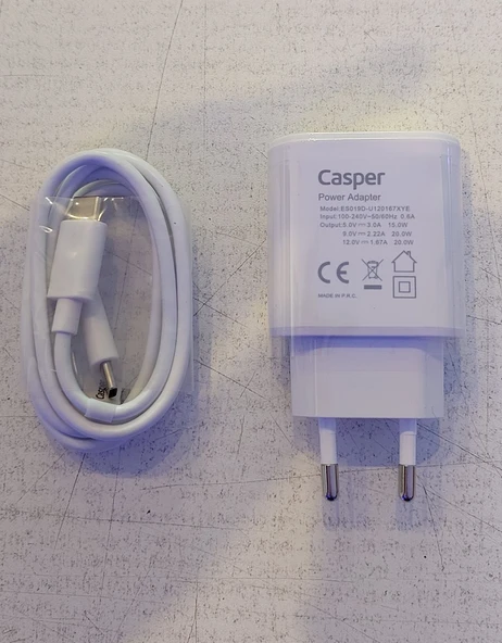 Casper Telefon Şarj Cihazı Orijinal Type C 20W ürün görseli 1