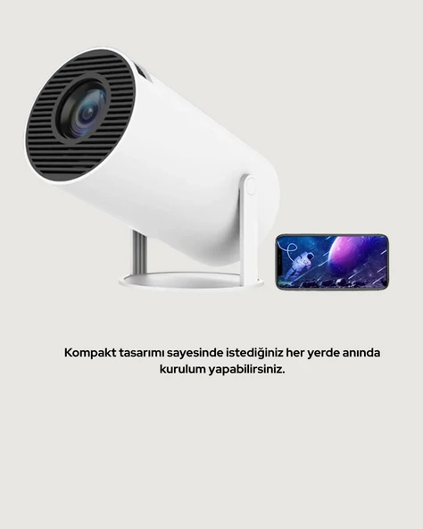 Kablosuz Bağlantılı Ultra Pro Projeksiyon - Resim 3