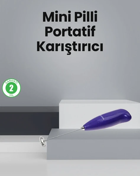 Mutfak İçin Mini El Mikseri - Kahve Süt Krema ve Sos Karıştırıcı ürün görseli 1